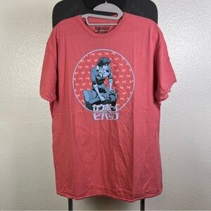 Cowboy Bebop Spike Spiegel Mens T-Shirt Graphic Red T-Shirt Size L